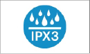 生活防水（IPX3） イメージ